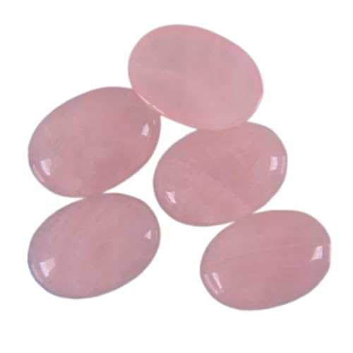 Quartz rose de qualité cabochon ovale 18x13mm poli par JCAKES