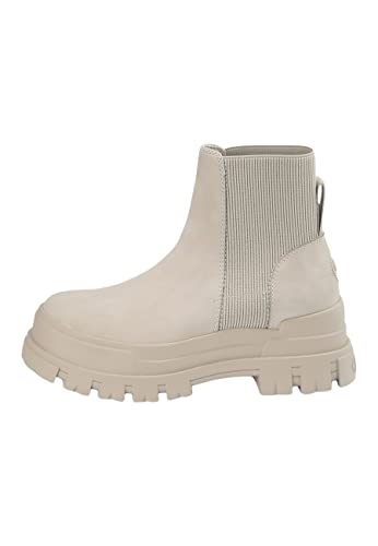 Buffalo Damen ASPHA Chelsea 2.0 Halblange Stiefel, Cream, 39 EU