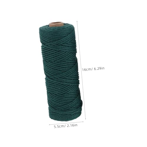 Cuerda de macramé de algodón de 2mm en pack de 2 rollos para tejer tapices 3