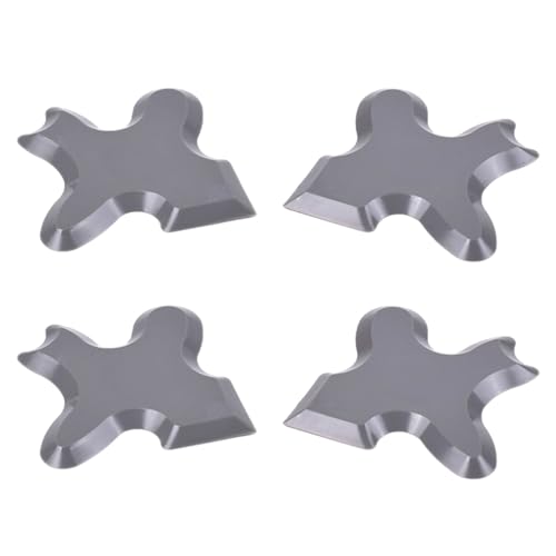 Amesor Raspador de cinta, herramienta de raspador de pintura para madera | Rabrapador de mano 4x | Raspado de ángulo múltiple de servicio pesado con borde de precisión de agarre ergonómico para