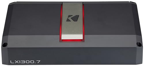 Kicker LX1300.7 7-Channel Amplifier - 4-Channels Full Range 125 Watt, 2-Channels 65 Watt & 700 Watt...