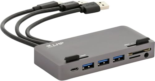 Dock USB-C pour iMac en aluminium Gris Sidéral LMP Attach Pro