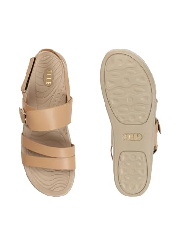 Image of ELLE Women's Multi-Strap Platform Sling back Sandals