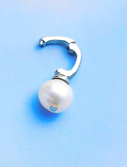 Pura Vida Harper Pearl Charm, Silver