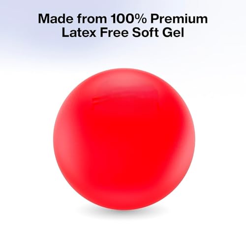 Image of Dr. Care Gel Exercise Ball for Hand, Grip Muscle Strengthening,Stress Relief, Arthritis, Finger, Wrist, Carpal Tunnel & Pain Relief (Multi Color)