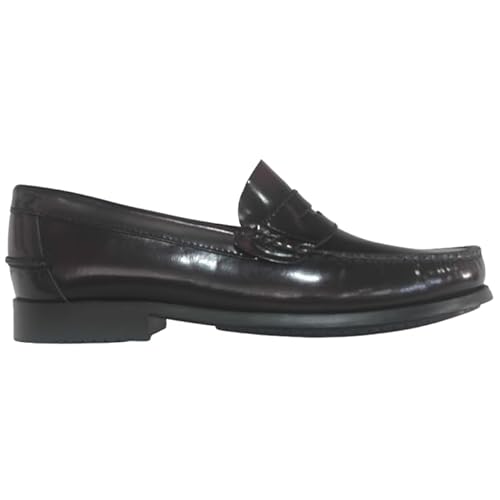Benavente Zapato MOCASÍN Marca Antifaz Piso Goma Burdeos Benavente Zapato MOCASÍN Marca Antifaz Piso Goma Burdeos