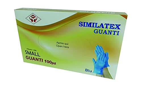 SICIGNANO Guanti Similatex Blu Confezione 100