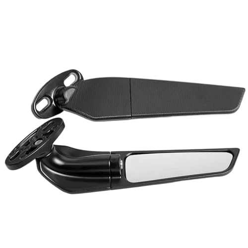 Espejo retrovisor de motocicleta sin vibraciones ajustable para moto Ninja H2 H4 2