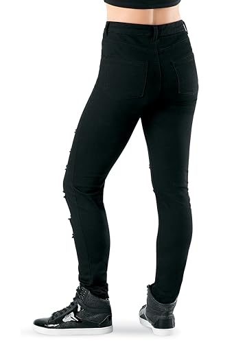 Balera Girls Urban Groove Skinny Slashed Dance Jeggings2