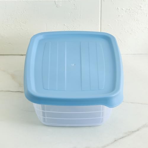 Image of Home Centre |Euphoria Valiant Set of 2 Polypropylene Containers - 600ml|Food Storage|Storage and Containers|Containers and Jars|Blue