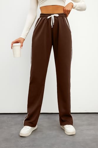 Image of SAKHWALA Women's Track Pants | Plus Size Trackpants for Women | Stylish Gym & Yoga Pants | Striped Lounge Wear | Loose Fit Joggers | Casual Pyjamas