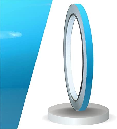 Zierstreifen Matt Lichtblau 15mm X 10m - Auto Aufkleber Für Individualisierung