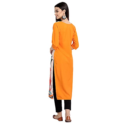 Image of Women's Crepe Regular Kurta