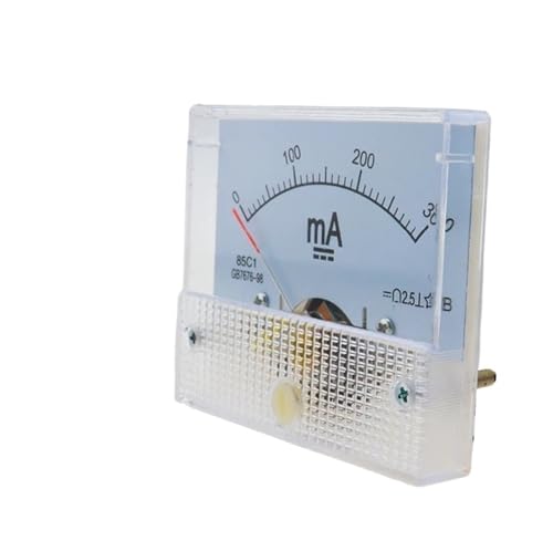 Ampèremètre analogique CC 300mA 85C1 avec boîtier robuste et cadran calibré
