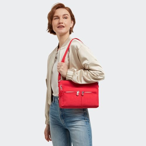 Image of Kipling Women's New Angie Crossbody Handbag, Lightweight Crossbody Bag, Nylon Travel Bag