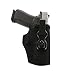 Galco Tuck-N-Go in The Pant Holster, Ambidextrous, Leather, M&P Shield, 9EZ, Black, TUC834B