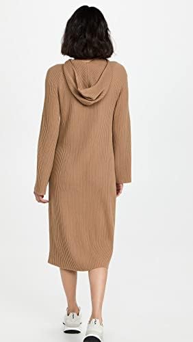 Theory Women's Hooded Dress, Beige 