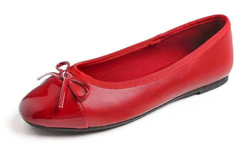Feversole Women's Fashion Bow Tie Fashion Dress Ballet...