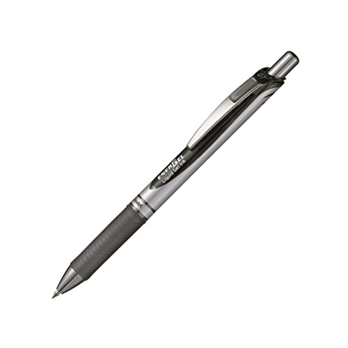 Pentel 0.7mm Energel Recargable Retráctil Bolígrafo - Negro