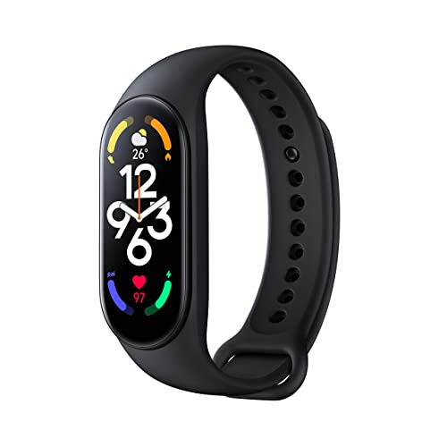 POWERIVER Band 7 Orologio Smart, Smartwatch Uomo Donna Tracker Fitness Orologio, Contapassi, Notifiche di Messaggistica, Monitoraggio Frequenza Cardiaca del Sonno e della Salute per Android iOS