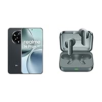 realme 14 Pro+ 5G 8+256GB,5260mAh Battery,IP69,GrigioAmazon version +Air 7 Verde,No Adapter