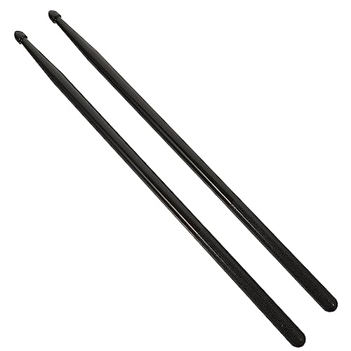 Toddmomy - Baquetas de nailon, juego de 3 pares para principiantes, color negro miniatura 1