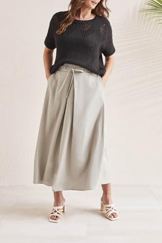 Tribal Women's Dolman S/S Sweater W/Crochet DTL4