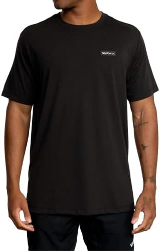 RVCA Mens Sport Drirelease Regular Fit Athletic Breathable Tee Shirt