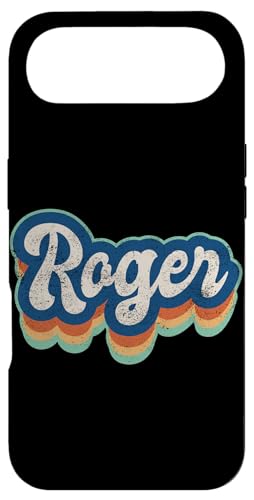 Roger �t�@�[�X�g�l�[�� �j�̎q ���B���e�[�W�X�^�C�� 70�N�� 80�N�� �p�[�\�i���C�Y �X�}�z�P�[�X iPhone Air �p