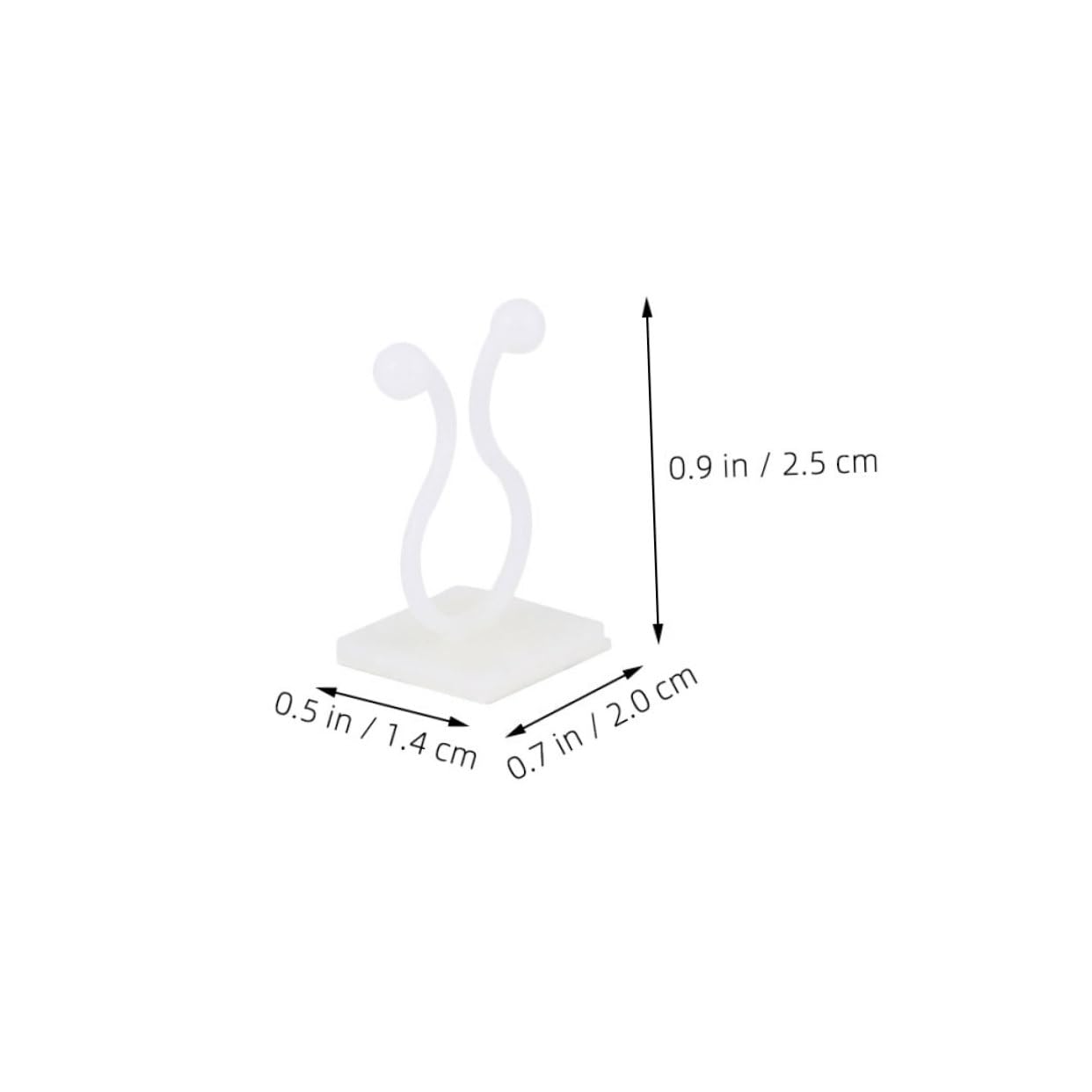 Toyvian 4 Sätze Wandclips Für Kletterpflanzen Unterstützung Für Geldpflanzen Wandbefestigung Für Ranken Einfache Für Glatte Oberflächen 100 Stück * 4