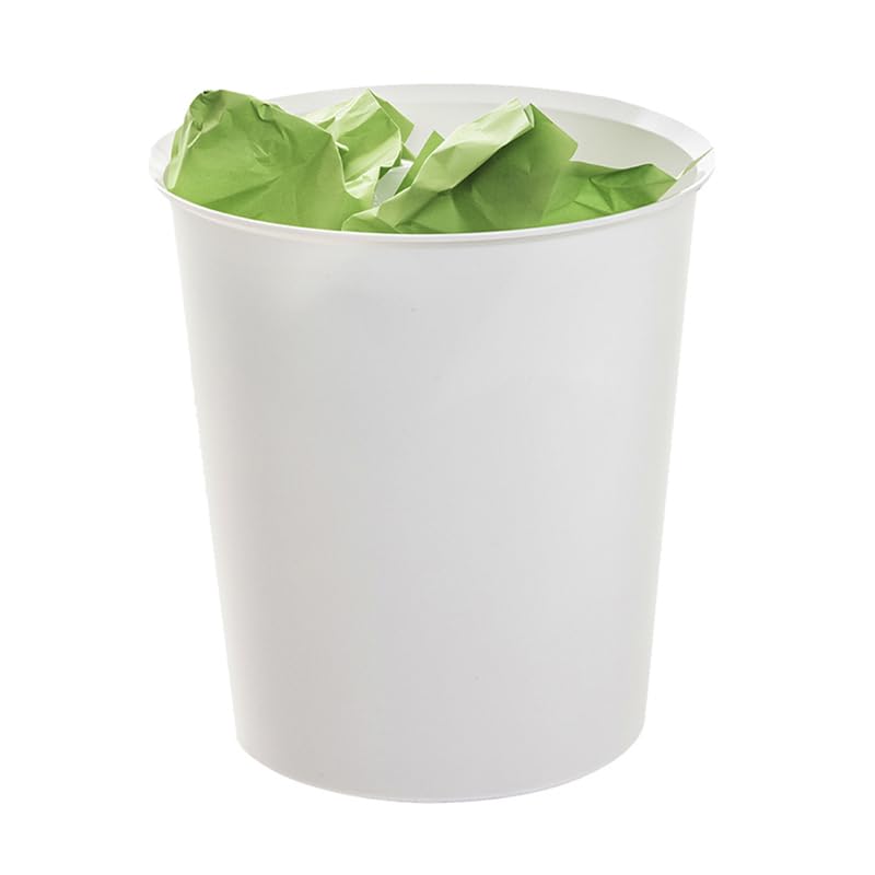 EcoGreen Archive Plastic Bin 2000 100% Recycled 18 Litres Pastel White