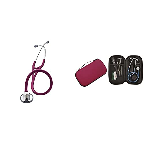 Stéthoscope Master Cardiology 2167 Littmann Prune pour isoler les bruits cardiaques avec étui GIMA