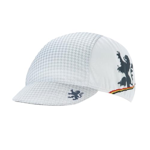 KAPELMUUR サイクルキャップ 千鳥グラデーション ホワイト