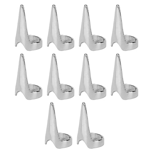 Lot de 10 outils pour couper les cheveux, la barbe, la maison, le salon, l'alliage, les anneaux de coupe pour sélectionner les cheveux, utilisés pour...