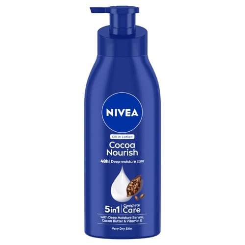 NIVEA Cocoa Nourish 400ml Body Lotion with Deep Moisture Serum| 4...
