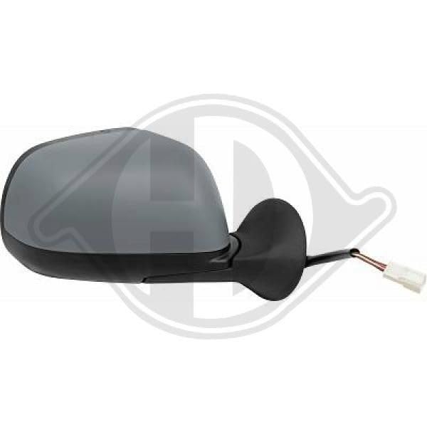 DIEDERICHS 4560224 Espejo retrovisor convexo para ajuste elect. espejo calefactable espejo completo derecha Compatible con DACIA DUSTER DUSTER Furgón