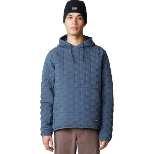 Pullover Hoody Mountain Hardwear doudoune de randonnée et voyage Montauk Blue S