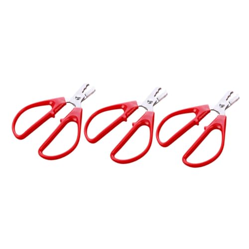 FUNOMOCYA 3pcs Stainless Steel Melon Sunflower Nut Plier Ergonomic Handle Design for Easy Shelling Versatile Tool for Pistachios Pine Nuts and Convenient and Wear Resistant Cracker