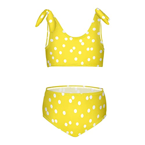 Image of CaTaKu Girls Swimsuit Two Piece Toddler Swimwear Kids Bathing Suits for Girls Bikini Set 3-12T