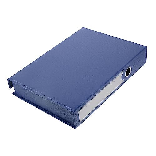 iplusmile レザー a4 定期会計伝票 契約書 ファイルボックス 書類ボックス ビジネス オフィス デスク上収納ボックス (ブルー) メールソーターオーガナイザー デスク用ペーパーオーガナイザ