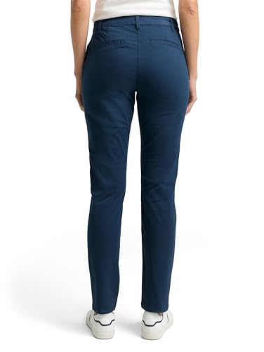 TOM TAILOR Damen 1037288 Slim Chino Hose, 11758 - Midnight Sail, 38W / 32L EU – Ansicht 2