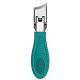 幅広爪切り、足の爪切り - 足の爪切り飛沫防止爪切り | 足の爪切りカッター、大きな広口、厚い爪用の飛沫防止爪切り