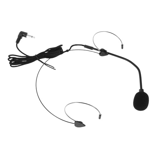 Parliky Over Ear Hanging Earset Mic for Teachers Trainers Tour Guides and Fitness Instructors with Flexible Plug for Voice Amplification