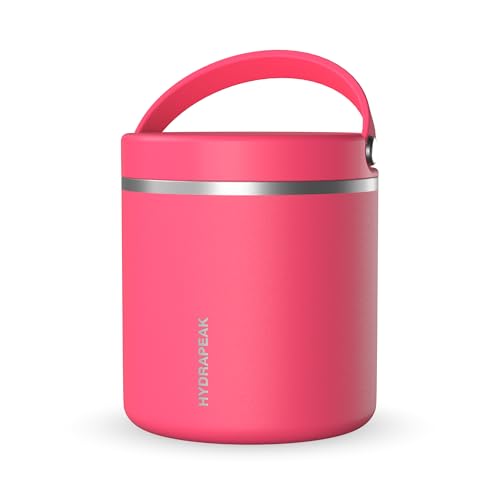 Hydrapeak Termo de acero inoxidable aislado al vacío de 25 onzas | Termo para niños para alimentos calientes y fríos, termo de sopa de boca ancha a prueba de fugas para adultos, 10 horas de calor y 16