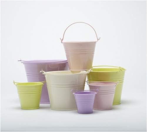 Pack of 5 Navy Blue 8.5cm (3.3") Metal Buckets - Pots - Planters for sweet tree kits, plants, favours etc