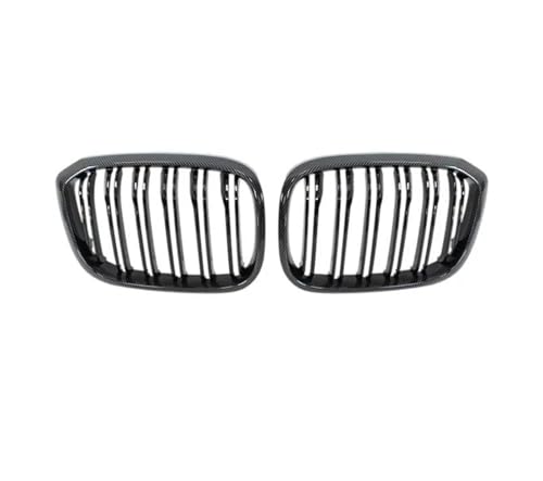 Calandre avant pour remplacer grille BMW X3 G01 X4 G02 look carbone antibuée