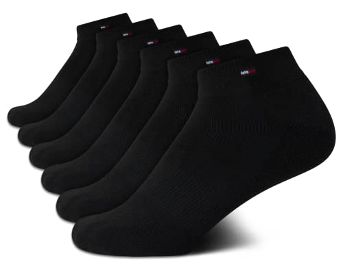 Image of Tommy Hilfiger Womens Quarter Socks - 6 Pack Cotton Blend Cushioned Athletic Ankle Socks for Women for Sports and Running