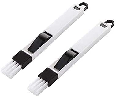 Garden Of Arts Plastic Corners & Edges Dust Multipurpose Use Cleaning Brush for Window Frame, Keyboard with Mini Dustpan, 2-Pieces, White (B093Z32XD5) Amazon Price History, Amazon Price Tracker