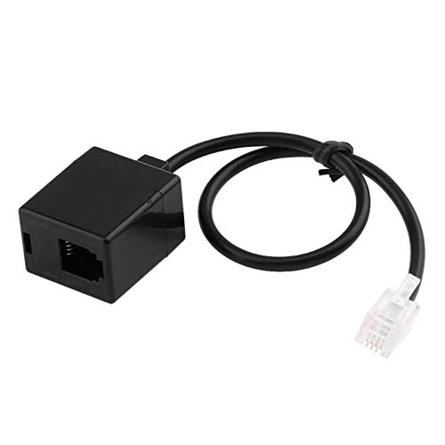 RJ9 Male to RJ9 Female RJ9 4P4C Standard Connector Telephone Adapter Splitter Converter Wire