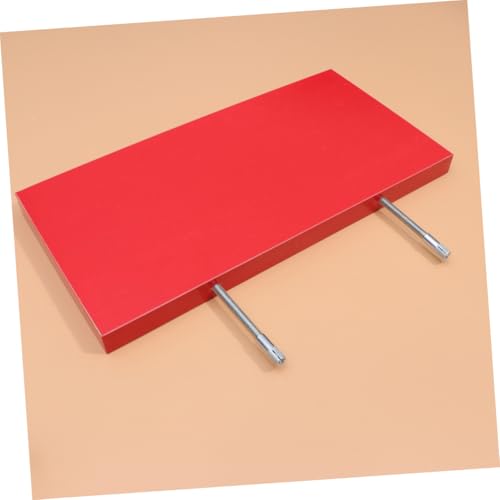 Étagère murale invisible rouge VALICLUD en plastique pour salon
